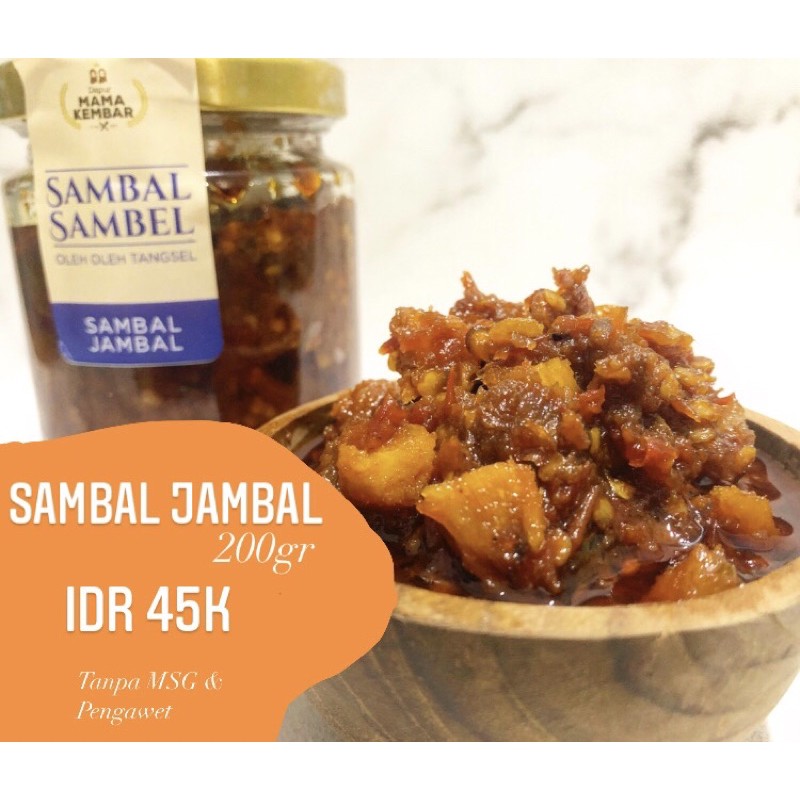 

SAMBAL SAMBEL JAMBAL DAPUR MAMA KEMBAR