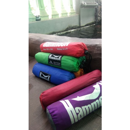 Hammock Polos PREMIUM Tempat Tidur Ayunan Beban 150 Kg Ultra Light Waterproof