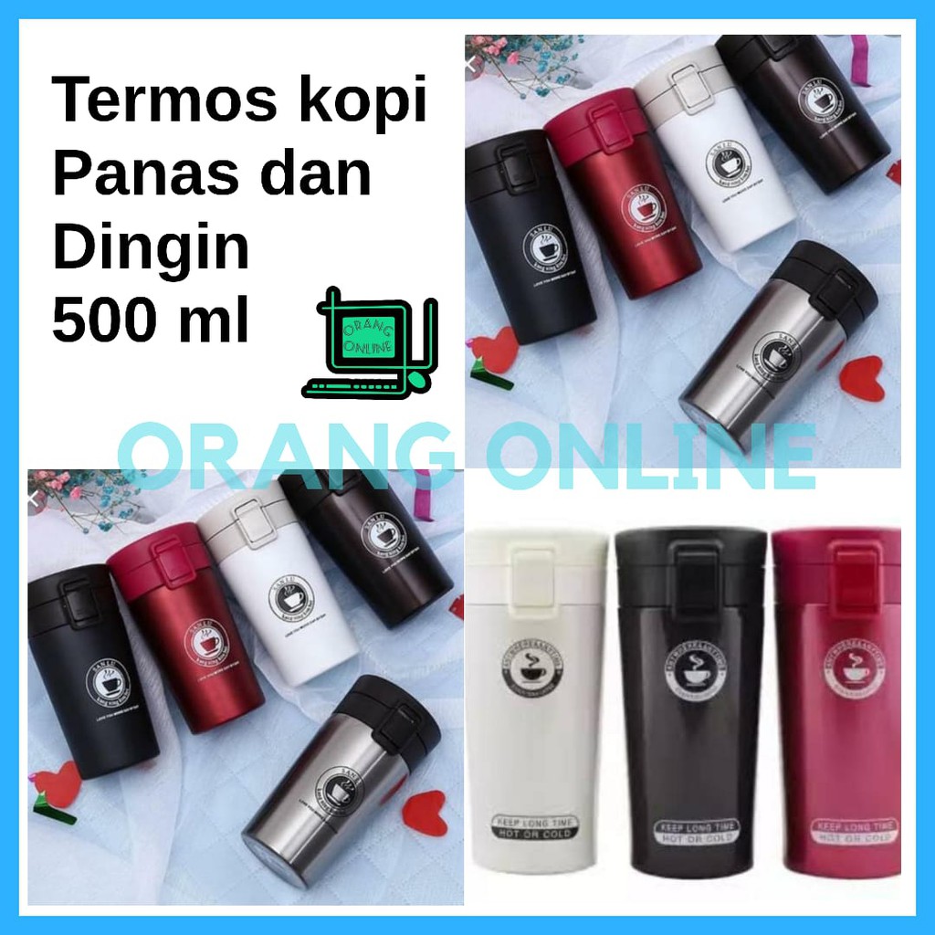 Termos Mini Kopi Coffee Tahan Panas Dan Dingin 500 ML