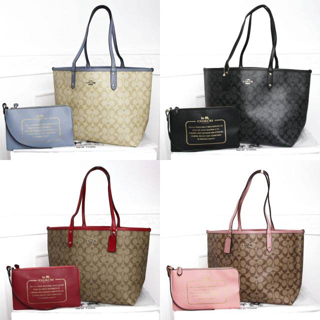 Coach Tote Hobo Reversible Signature 2in1 27058