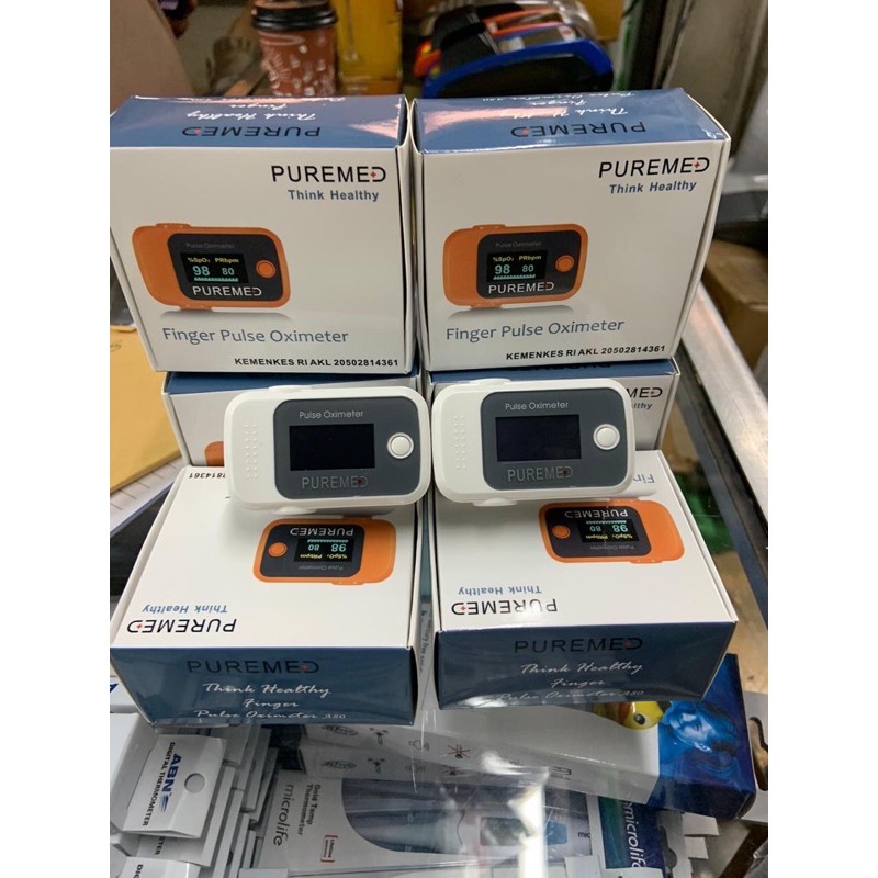 Oximeter Puremed Pi/ Oximeter Fingertip / Saturasi Oksigen /Pulse Oxymetri/Oximeter arnez