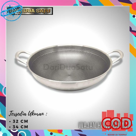 Ugo Fry Pan Kecil Penggorengan Non Stick Enamel Mini Wajan Kuali Masak Makanan Ayam Ikan Daging Sayu