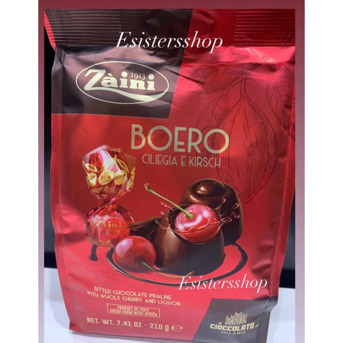 

SALE COKLAT ZAINI BOERO BITTER CHOCOLATE PRALINE CHERRY & LIQUOR COKLAT MAKANAN & MINUMAN