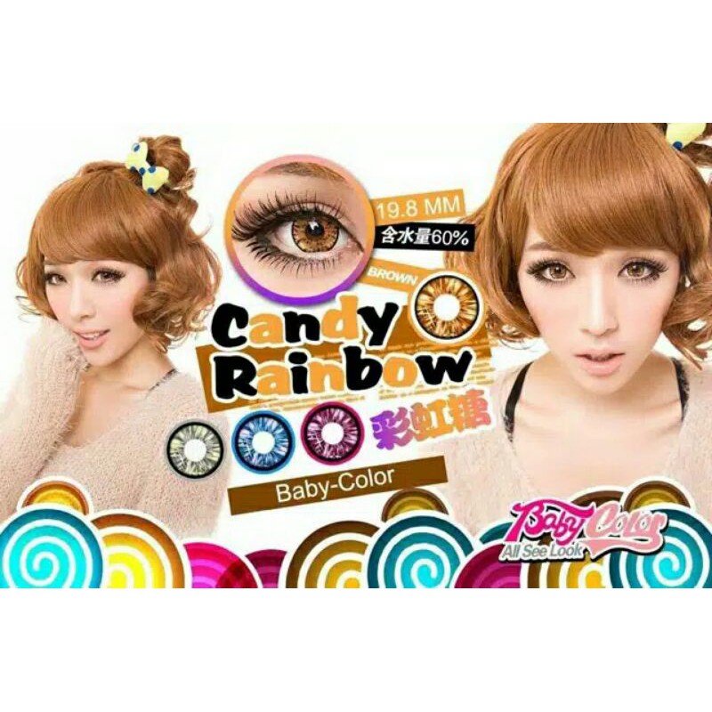 SOFTLENS CANDY RAINBOW 19.8MM