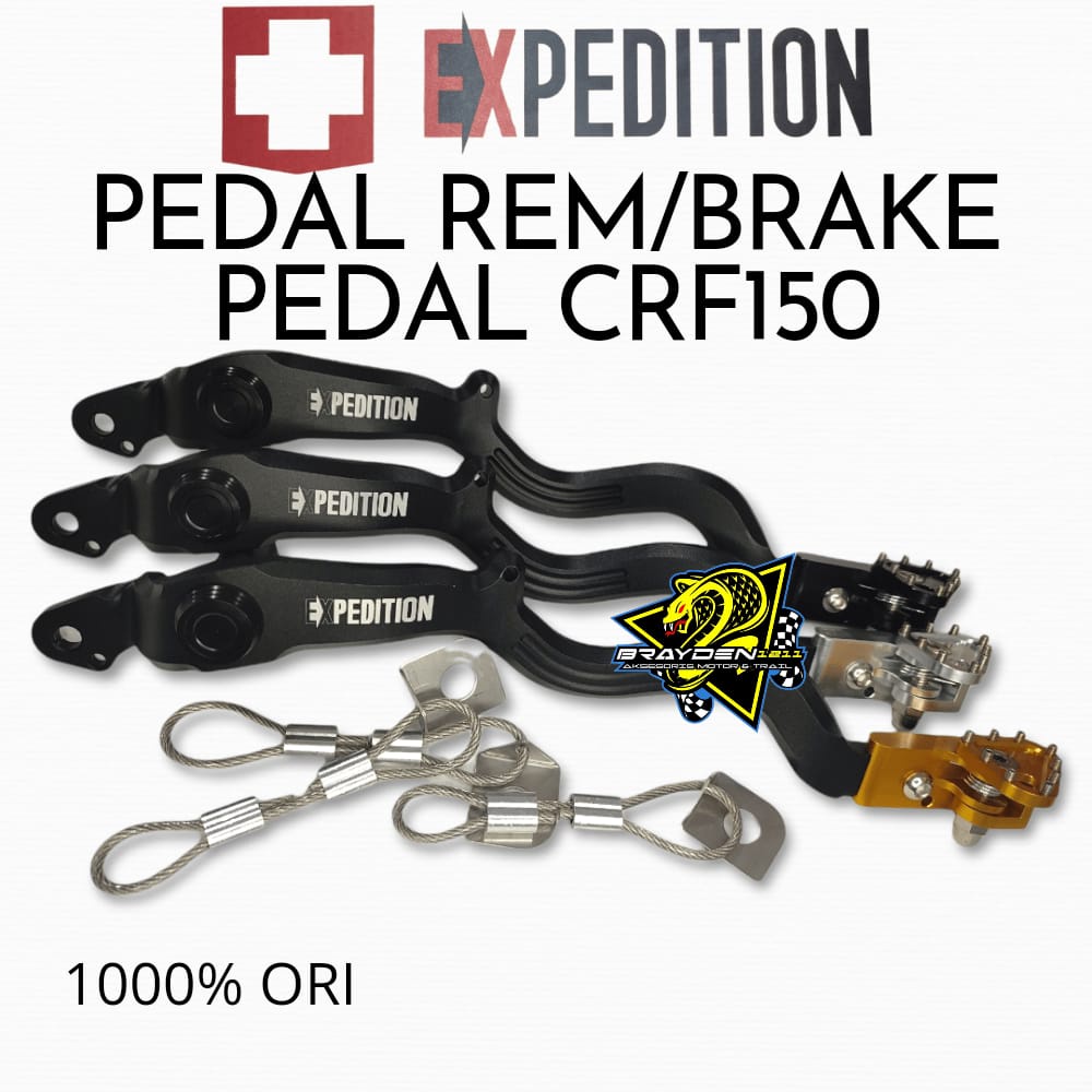 BRAKE PEDAL TUAS REM PIJAKAN KAKI CRF 150/PEDAL REM EXPEDITION CRF 150L KLX 150 WR155