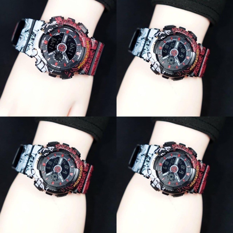 BARU~~JAM TANGAN PRIA DAN WANITA MOTIF ONE PIECE STOCK TERBATAS