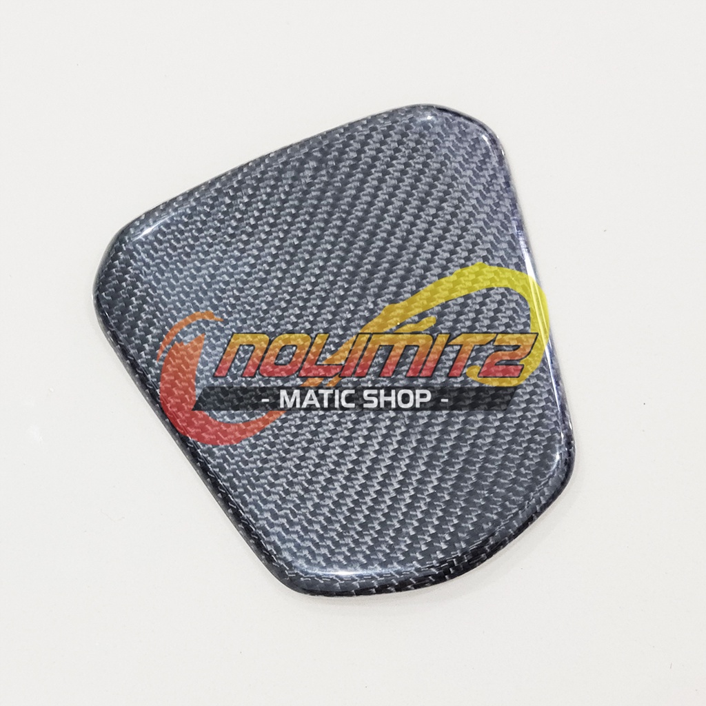 Cover Tutup Tangki Bensin Carbon Kevlar Resin Plastik PCX 150 Lokal