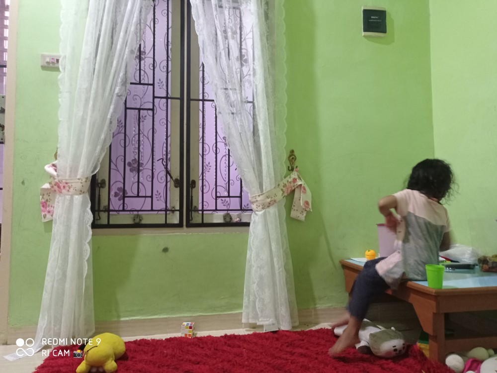 Alvine Spets Gorden Jaring, 1 Pasang Isi Dua Pcs / Alvine Spat / Alvine Spets Tirai Jaring