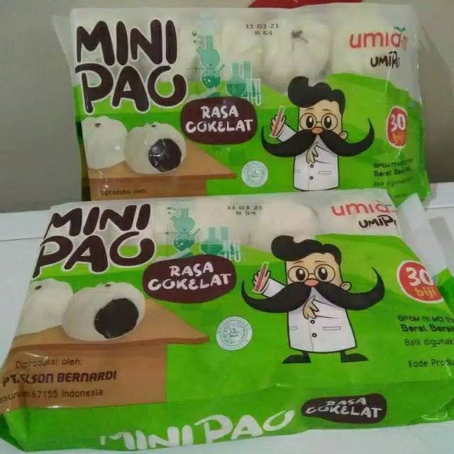 

Minipao rasa coklat