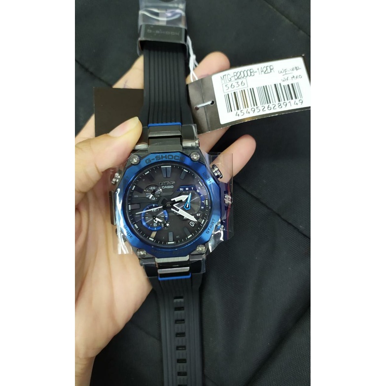 CASIO G-SHOCK MTG-B2000BD-1A4DR JAM TANGAN BLUETOOTH STAINLEESSTEEL GARANSI GAP 2 TAHUN