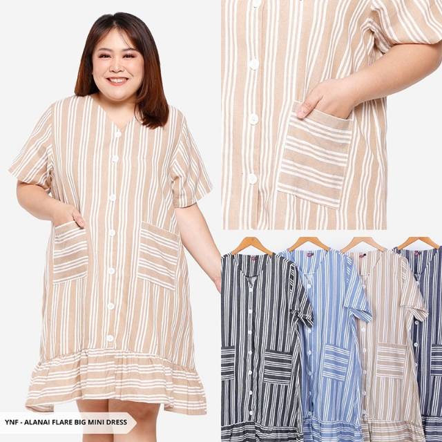 Dress Jumbo Bigsize Sorabel Busui Friendly