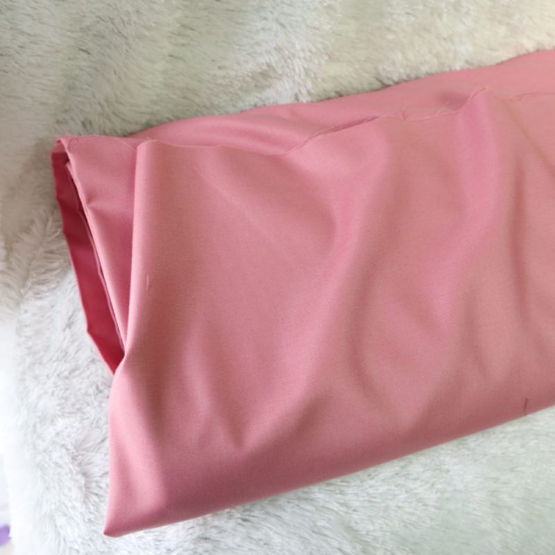 Kain Toyobo Royal Mix Premium Ori 0,5 meter / Kain Toyobo Premium Import Quality / Katun Toyobo Ori-DustyPink