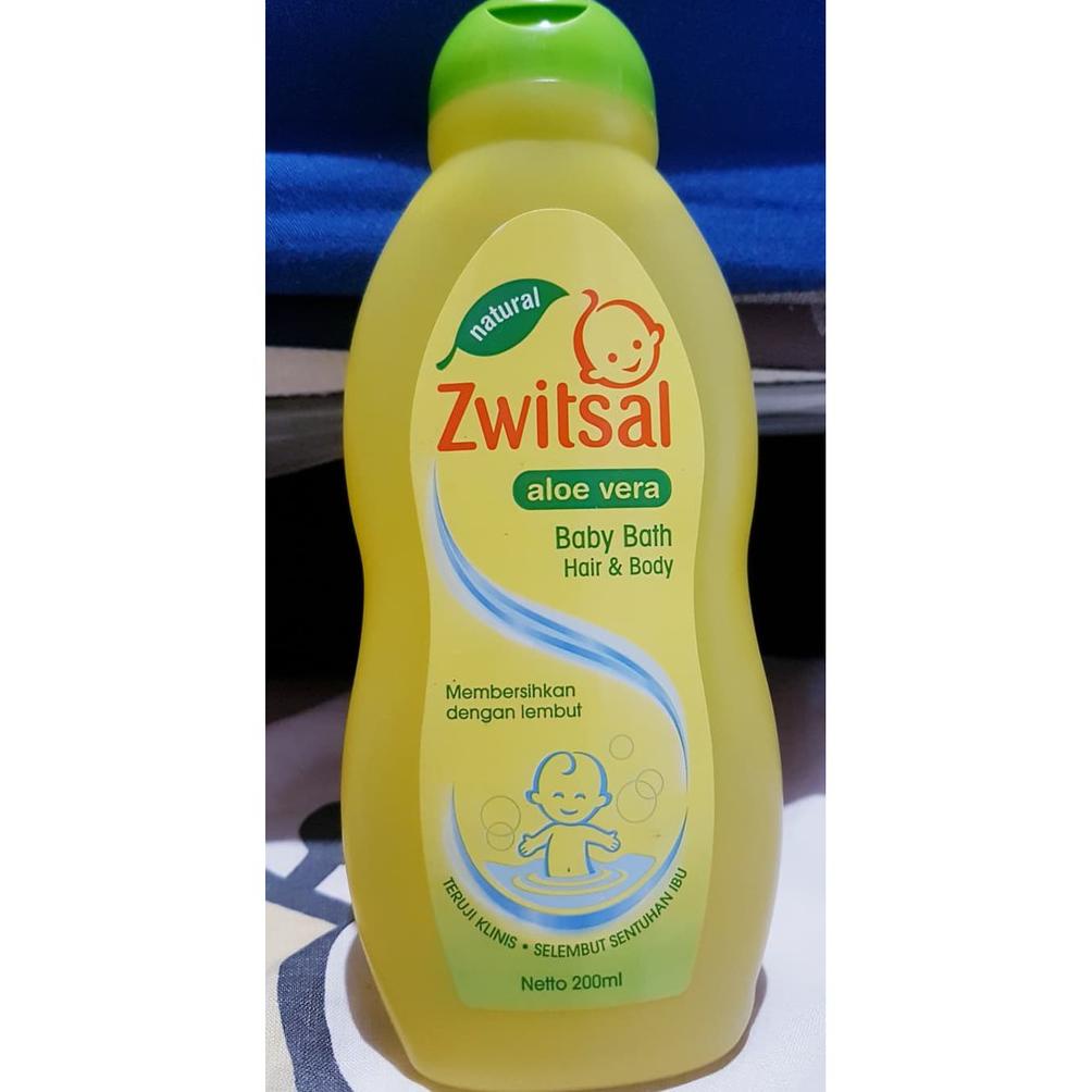 Jual 200 Ml Zwitsal Natural Aloe Vera Baby Bath 2in1 HAIR & BODY Botol ...