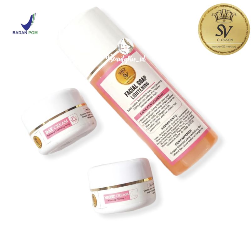 Ekonomis Sv Glowskin Whitening Plus Original Khusus Flek