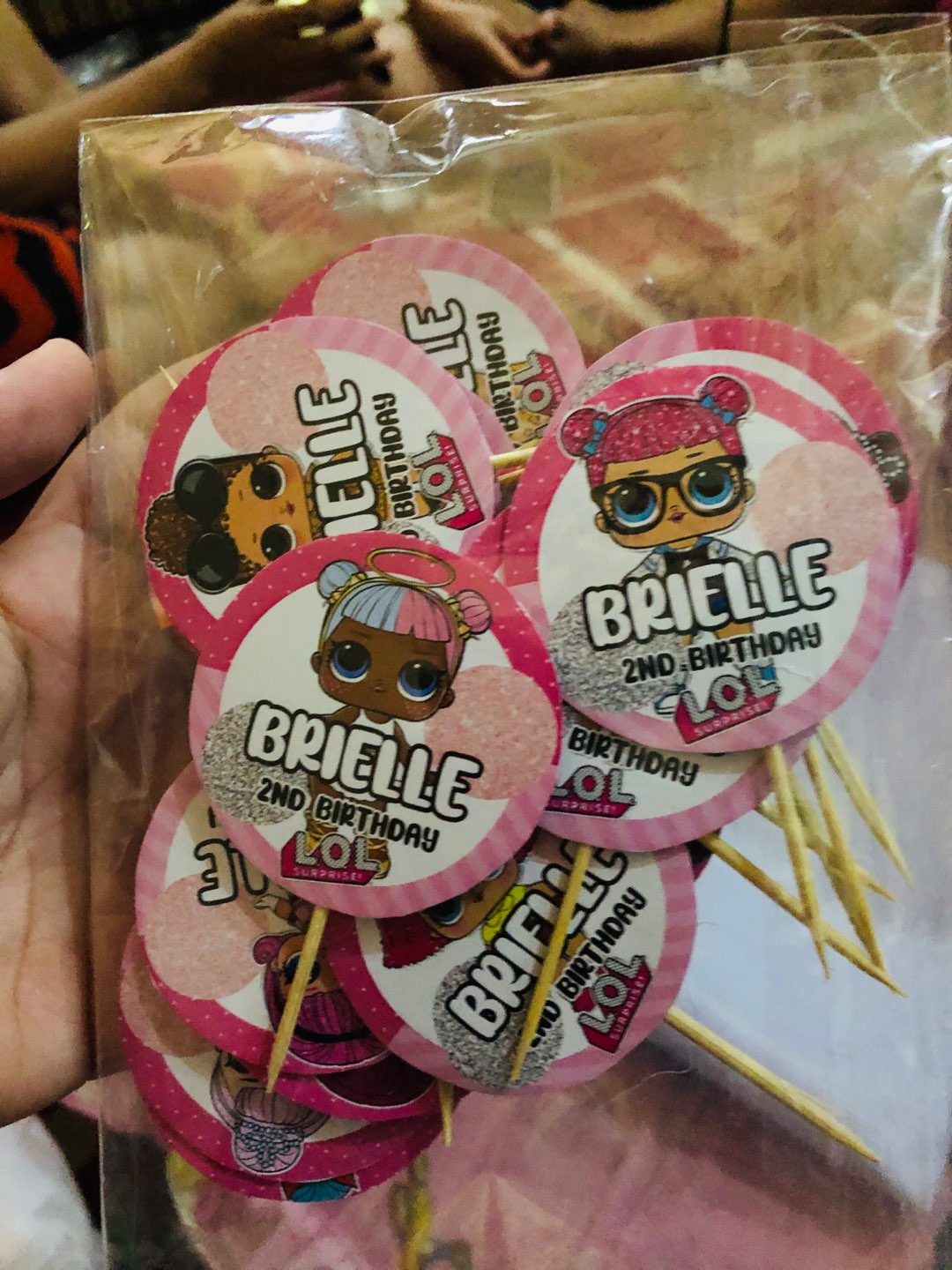 Cupcake Topper Custom - Toothpicks