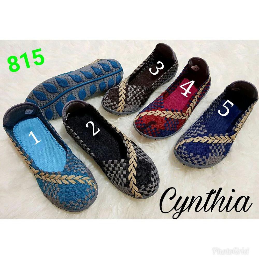 Jual CYNTHIA SEPATU RAJUT SEPATU ANYAM CYNTHIA FLAT 815 ORIGINAL Berkualitas