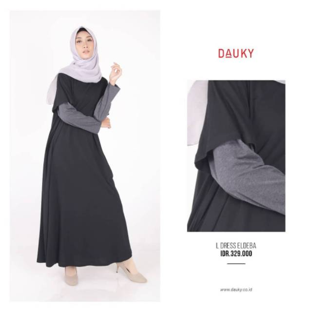 Gamis Kaos dauky elzatta murah