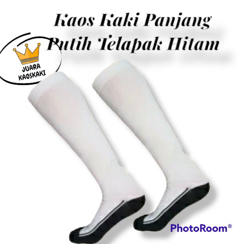 Kaos Kaki Panjang Hitam Polos Bahan Nilon,Katun Spandek Strech Termurah