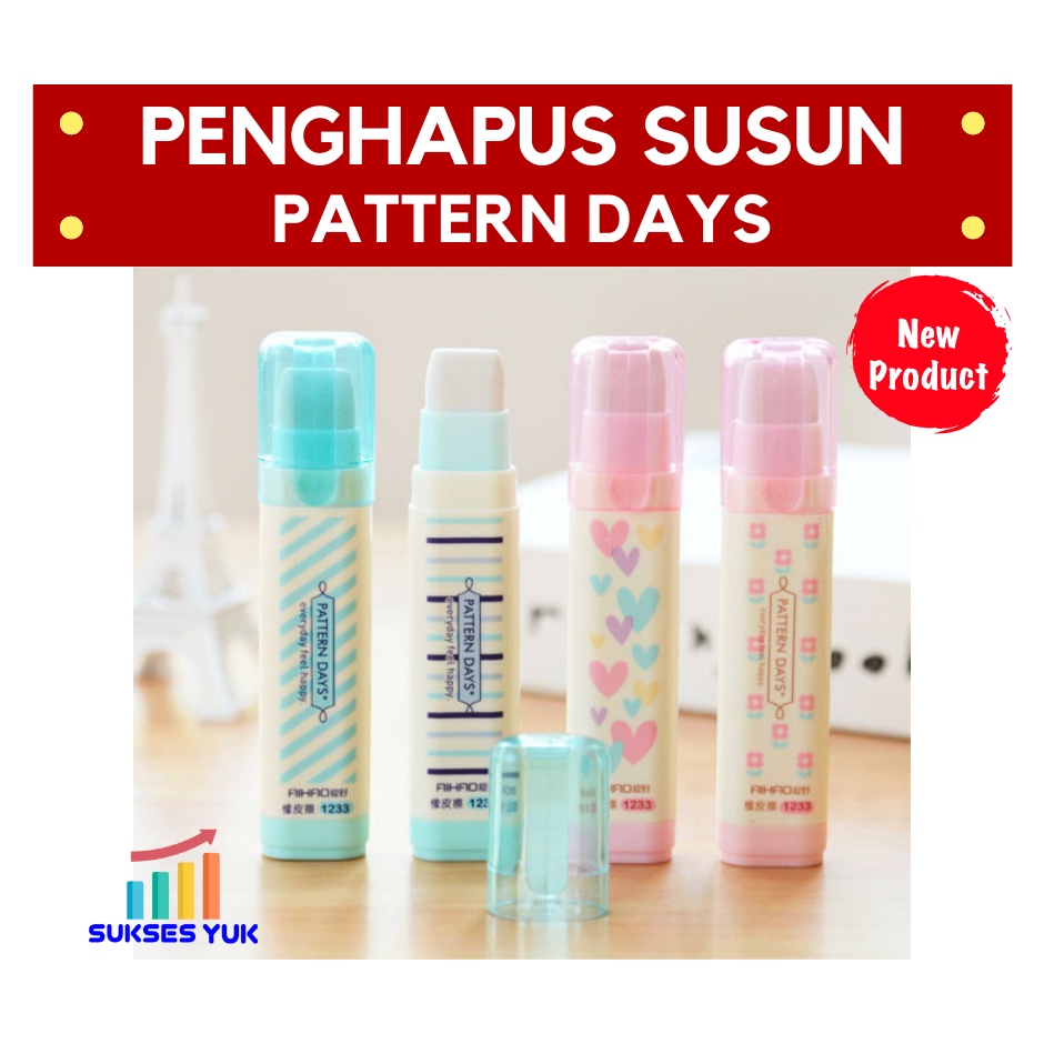 

Penghapus Susun / Eraser PATTERN DAYS