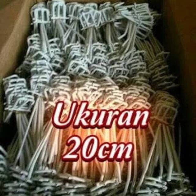 CANTOLAN GANTUNGAN PAJANGAN MURAH RAM HOOK isi 10PCS YG 20CM