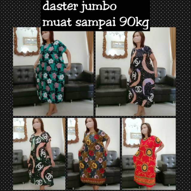 Grosir daster jumbo rayon,dingin,tidak luntur