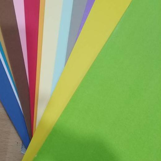 

PROMO BESAR (onq-764) Kertas karton manila polos seperti buffalo mix warna 16 pcs 20x30 cm