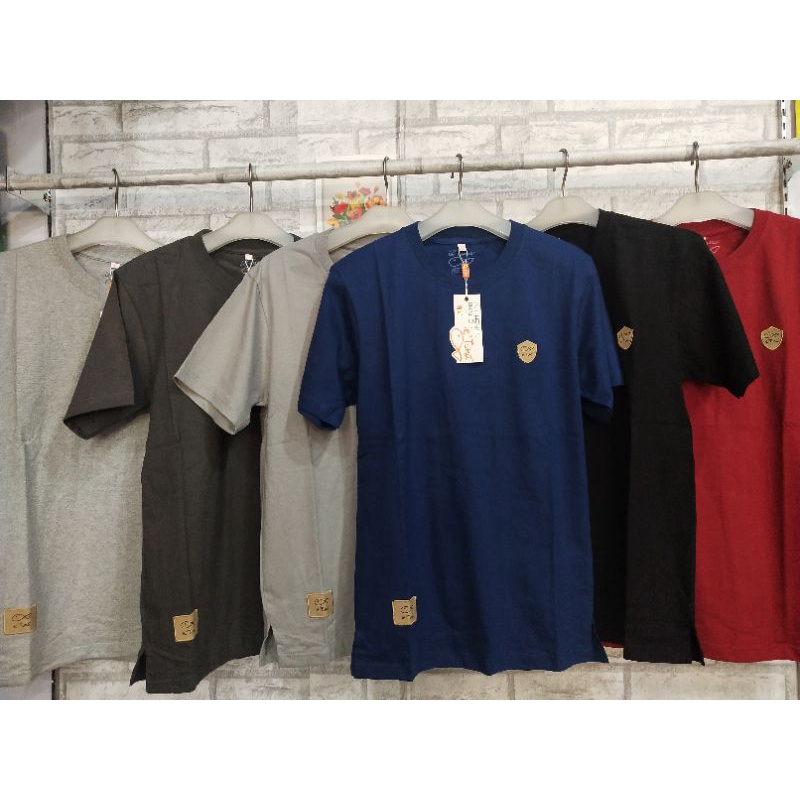 Kaos ie'tuna polos JUMBO 3L 4L 5L 6L, bordir murah jumbo