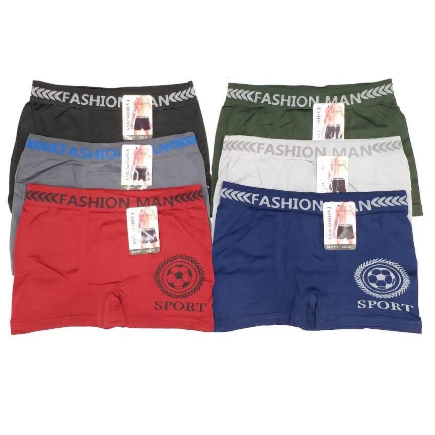 KEANU MEN | Boxer Pria dewasa dewasa Katun Rajut Bambu / Boxer pria dewasa rajut Art F811