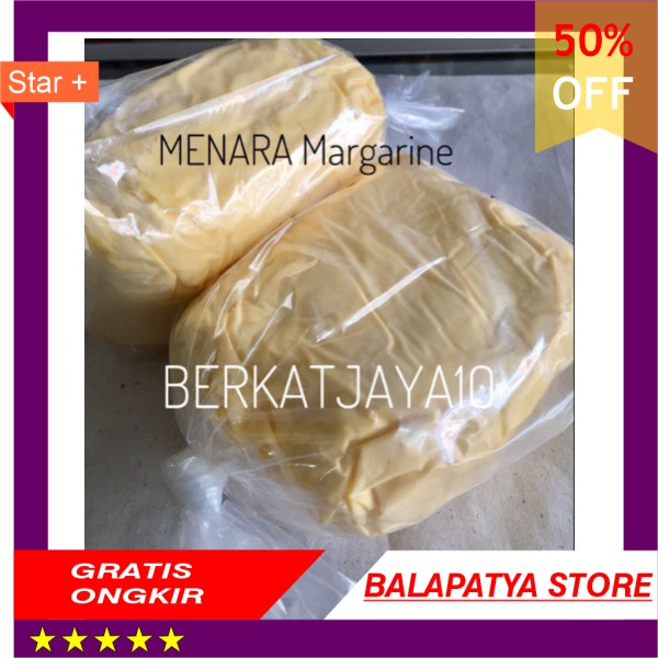 

BEST SELLER !!! Menara Margarine Cream Margarin Krim mentega repack 500 gram