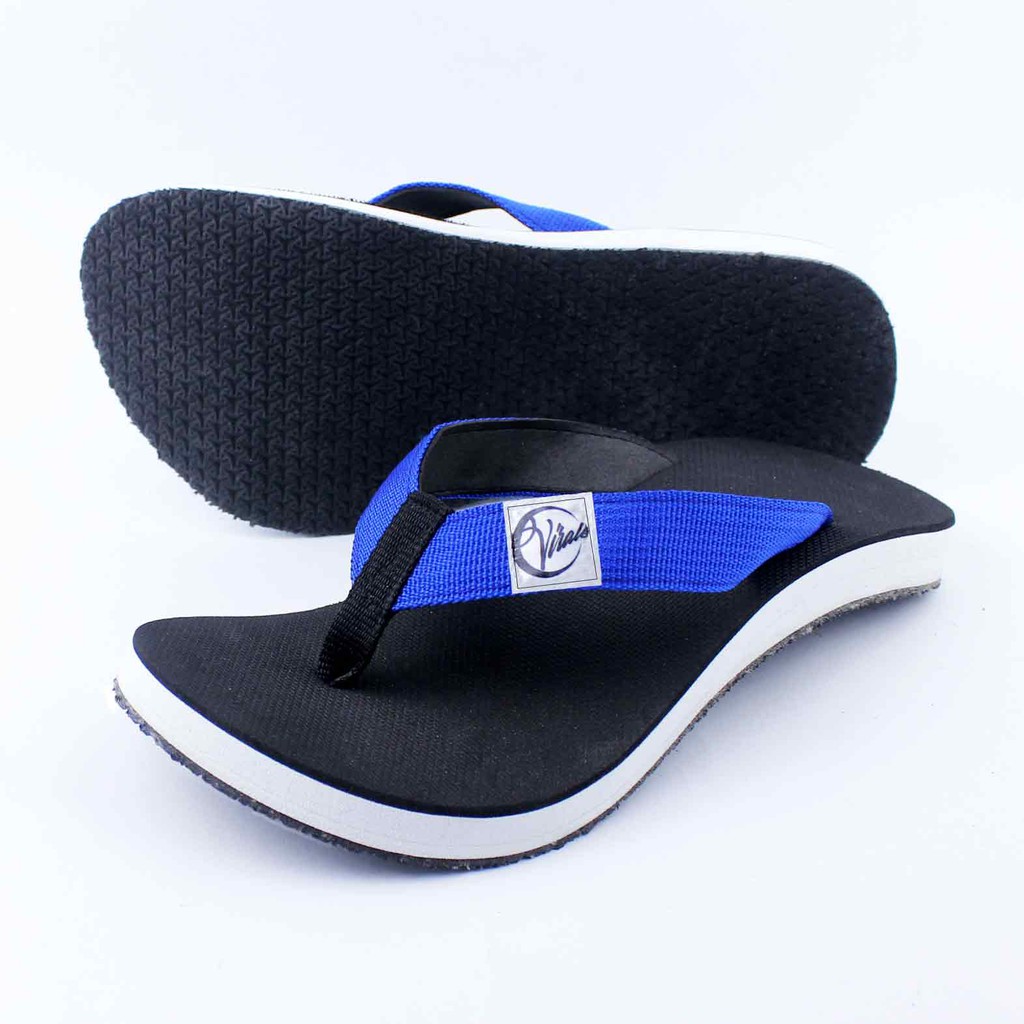 Sandal Jepit Pria Virale - Sandal Spons - Sandal Murah BELI 1 GRATIS 1 FT-VL NV