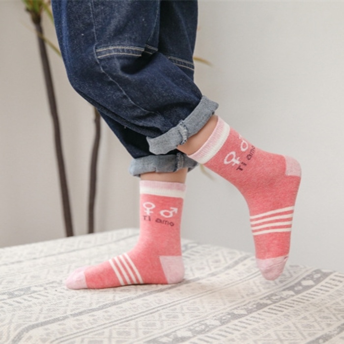 RYX - Deary Love Kaos Kaki 5 Pasang Anak Perempuan Fashion Casual - Ori Import