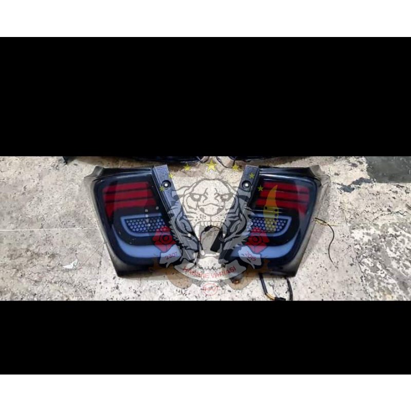 Stoplamp Honda Freed Smoke 2012-2022.Castem Stoplamp Freed Led Smoke Mickha.Lampu Honda Freed Led Ba