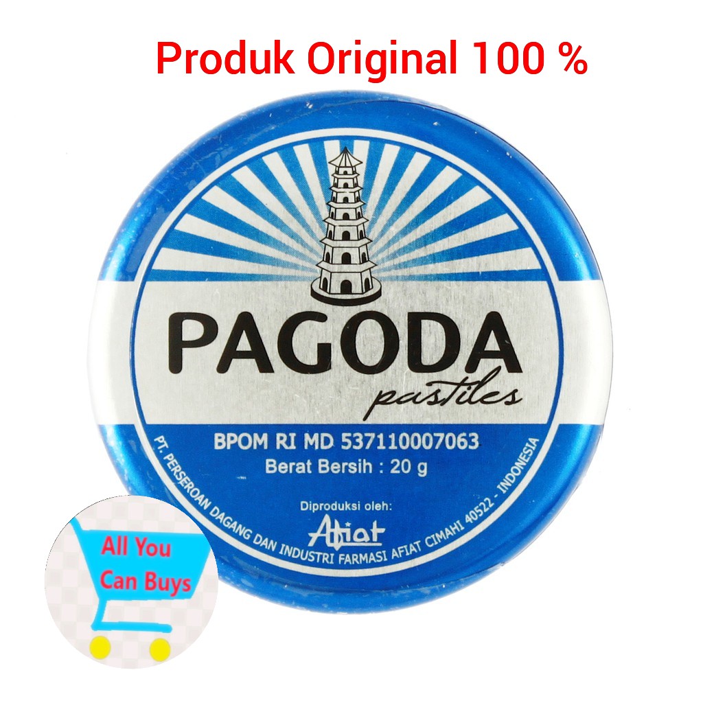 

Permen Pagoda Pastilles Rasa Mint Kaleng @ 20 gram- Permen Jadul