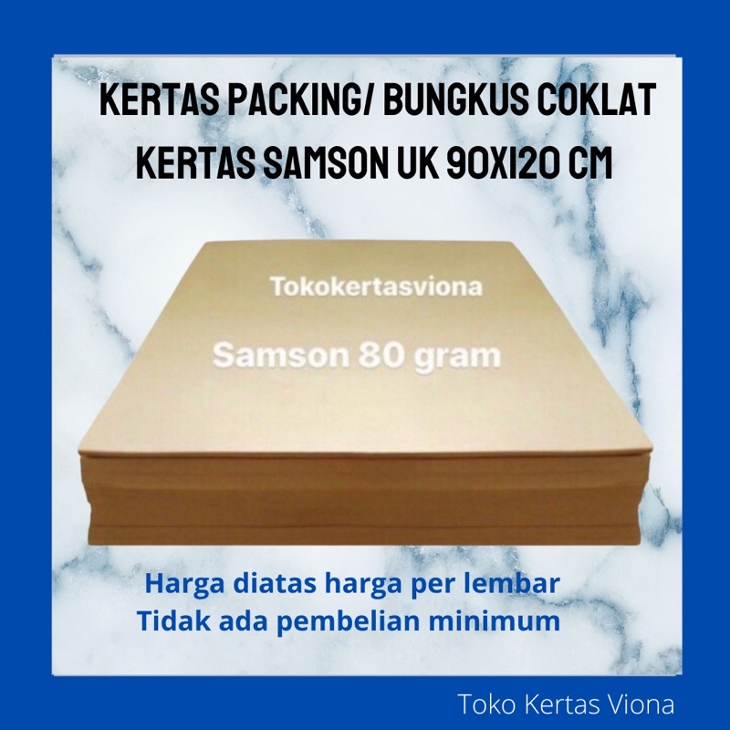 

kertas Samson coklat 90x120 cm kertas packing/bungkus