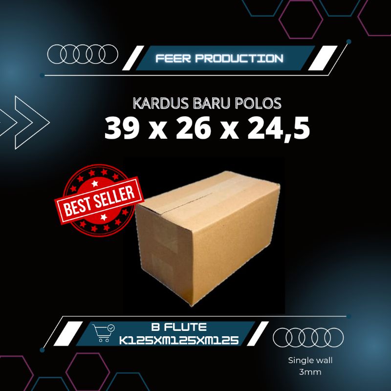 

Kardus Packing 39x26x24,5 | Dus Packing | Kardus Box | Kotak Packing Box | Kotak Kardus Karton Polos Coklat Baru Murah