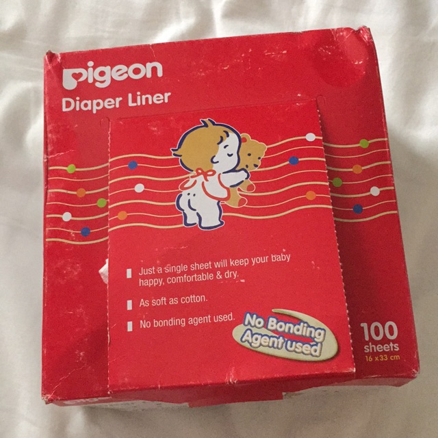 pigeon diaper liner