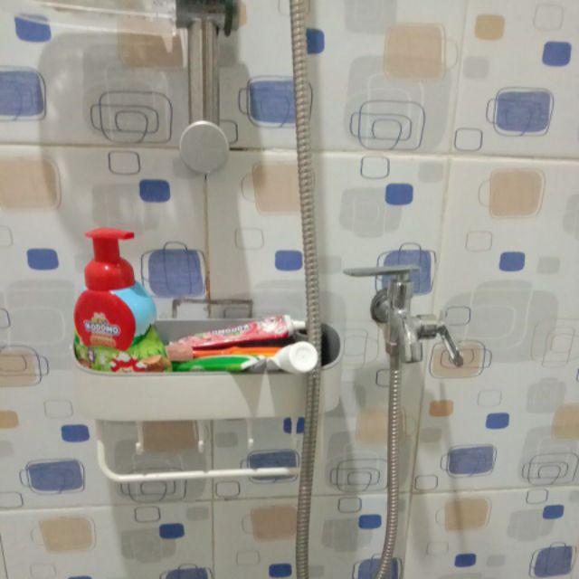 Rak Tempel Dinding Kamar Mandi / Rak Kamar Mandi Dinding Tempat Penyimpanan Lmr127