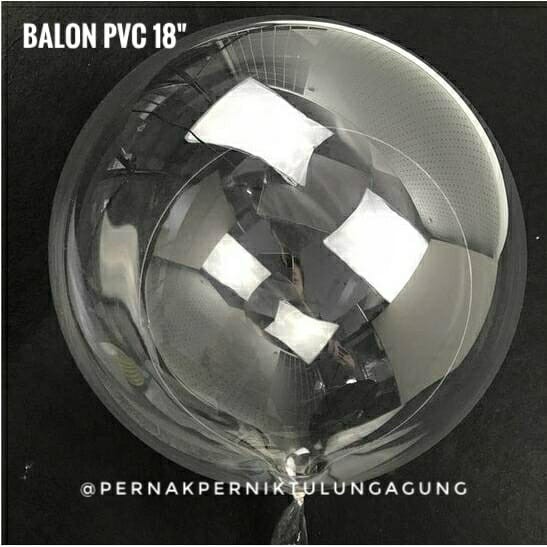 Balon PVC Kecil 18 inch - transparant