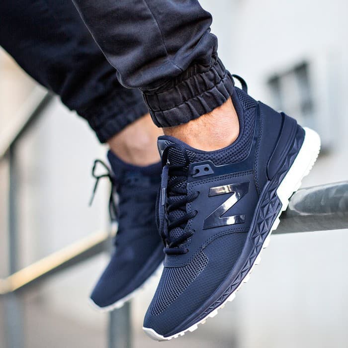 new balance 574 sport navy blue