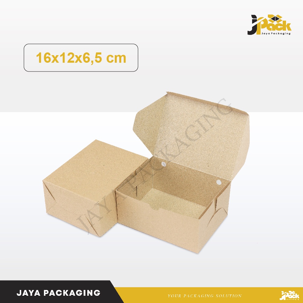 

Paper Kraft Box 16x12x6,5 cm Paperkraft/lunchbox/boxmakanan/hampers/custom