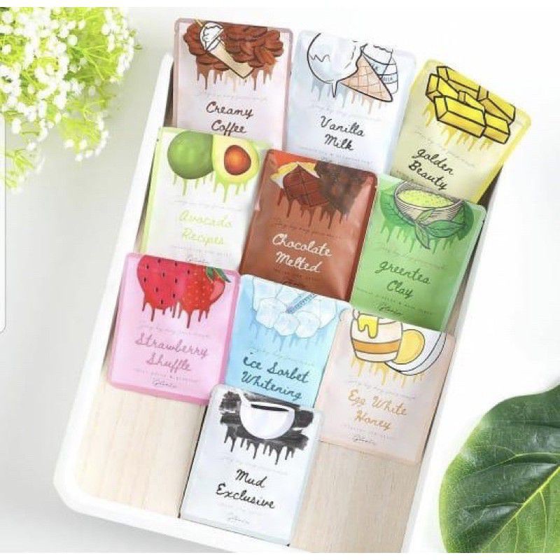 ( ECER ) MASKER WAJAH LEA ORGANIK BPOM 20gram
