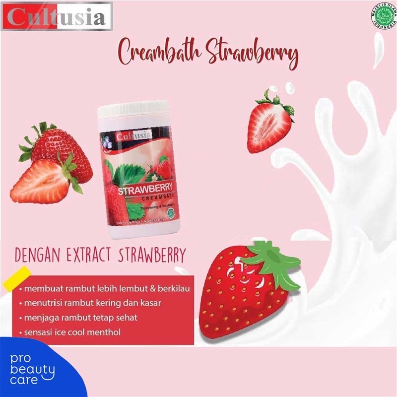 CREAMBATH CULTUSIA KEMASAN 1 KG