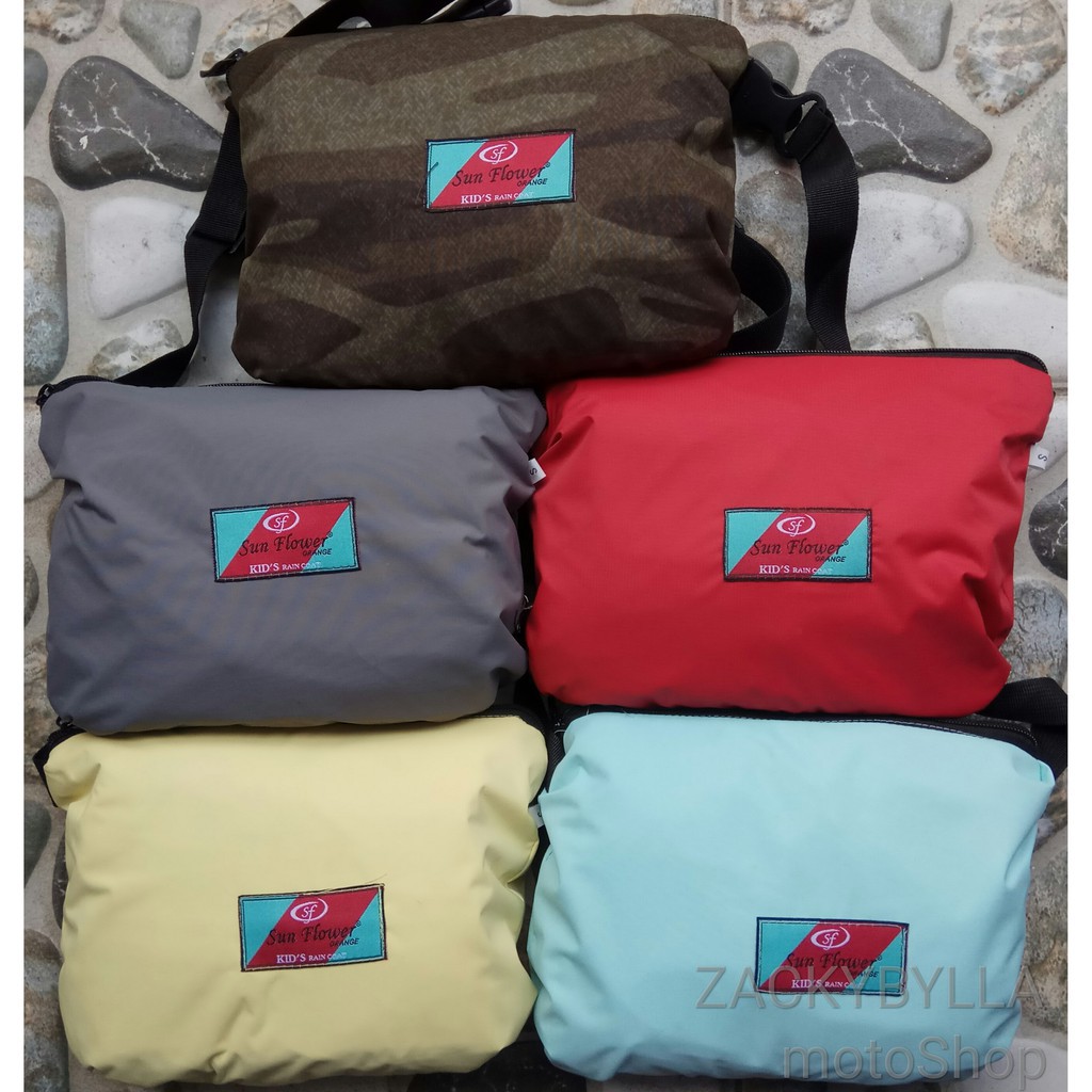 Jas Hujan Sunflower Size S Kids Raincoat Ukuran Anak