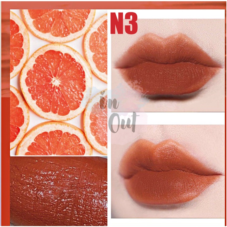 NOBB Lipstick Air Mist Lip Cream Velvet Lipstik tahan lama Warna merah