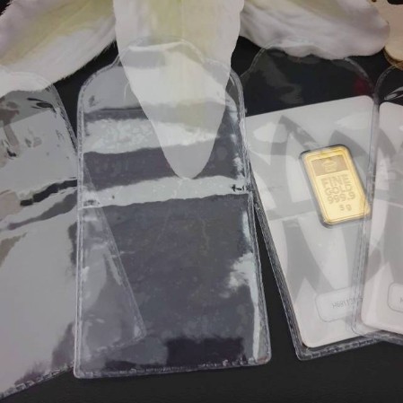 Plastik Pelindung LM Logam Mulia Emas Antam 1 2 3 5 10 gram