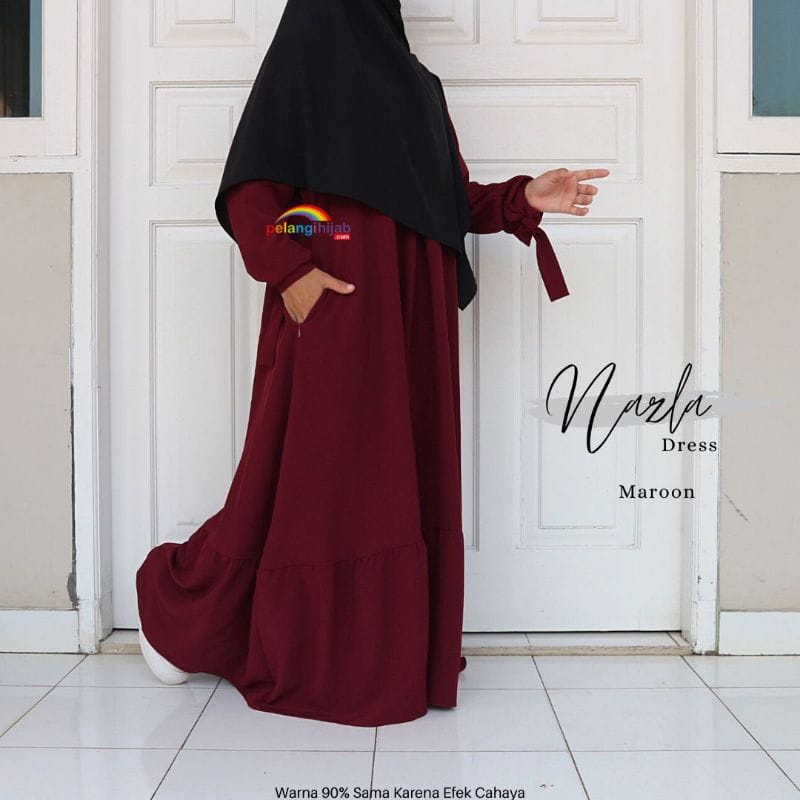 BAJU GAMIS REMAJA PEREMPUAN / LONG DRESS MUSLIMAH BAHAN ADEM DIPAKAI / GAMIS LONG DRESS MUSLIMAH COC