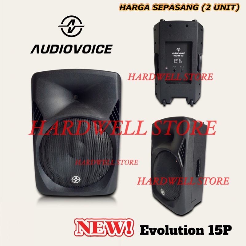 Speaker Pasif / Speaker Passive 15 Inch AUDIOVOICE EVOLUTION 15P Original Sepasang