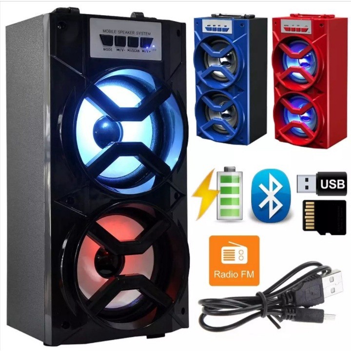 SPEAKER BLUETOOTH KARAOKE MH-36BT BONUS MIC / SALON AKTIF BLUETOOTH BASS