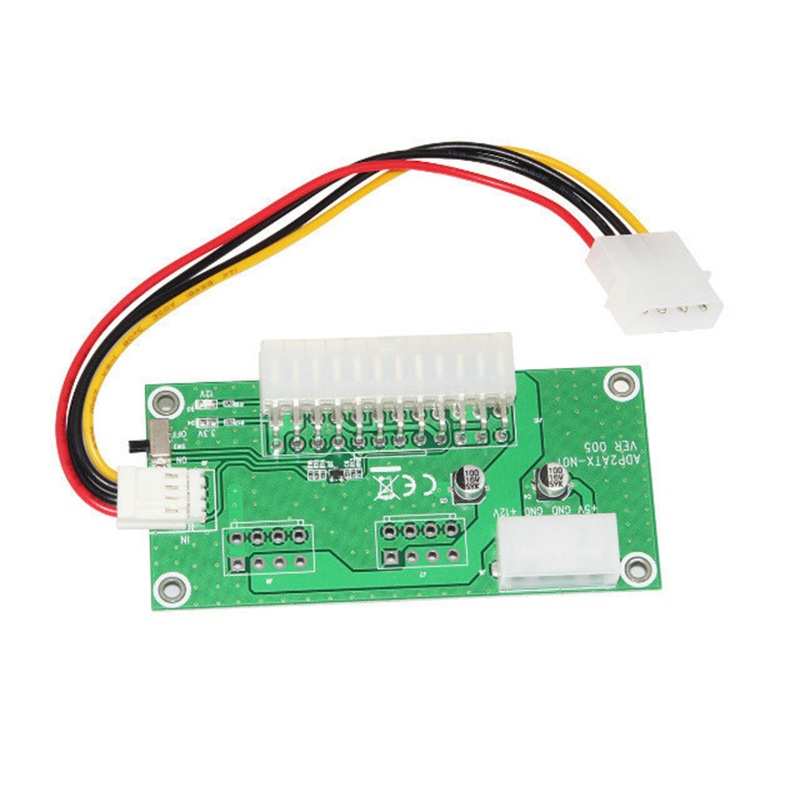 Btsg Atx 24Pin Ke 4Pin Molex Power Adapter Dual Power Supply Board Synchronous Start