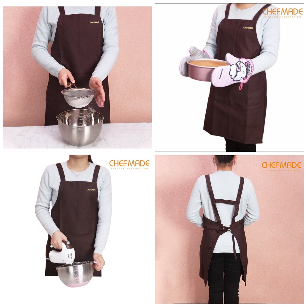 Chefmade WK9202 Celemek Kain Chefmade Pure Cotton Apron